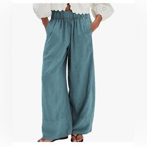 NWT Blue Wide Leg Pants-S